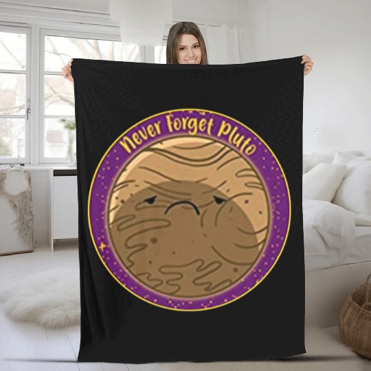 galaxy never school Fleece Blankets