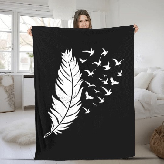 Bird Lover Birdwatching Bird Whisperer Fleece Blankets