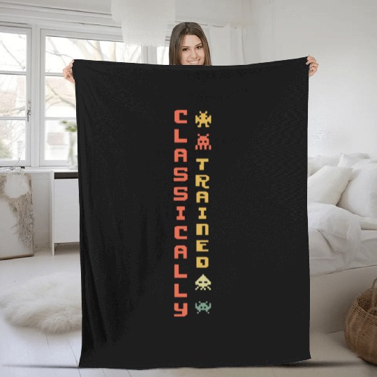 Play Video Game Lover Classic Arcade Gamer Gaming Fleece Blankets
