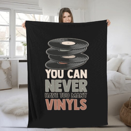 Hilarious Vinyl Contentment Sarcastic Composers Fleece Blankets