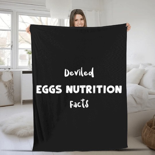 Deviled Eggs Nutrition Facts Fleece Blankets
