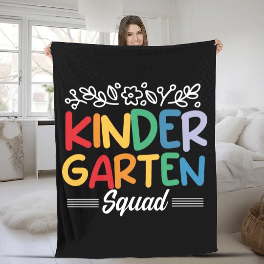 Kindergarten Squad Fleece Blankets