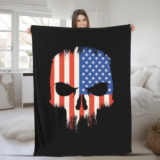USA Flag Fleece Blankets