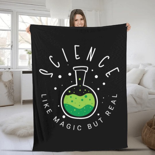 Chemistry Science Physics Research Nerd Humor Fleece Blankets