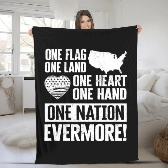 US Patriotic Quotes, Patriot, Patriots Fleece Blankets