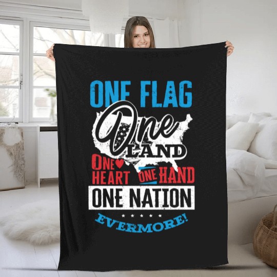 US Patriotic Quotes, Patriot, Patriots Fleece Blankets