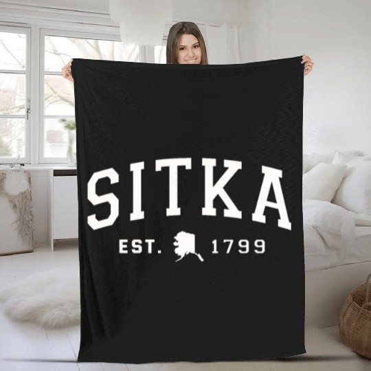 Alaska Gift USA Natur Bär Denali Grizzly Wald Fleece Blankets