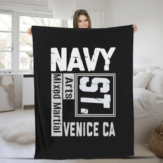 Navy St. Vintage Design new style art Fleece Blankets