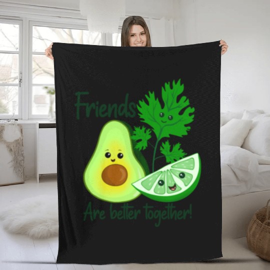 Friends Are Better Together Fleece Blankets