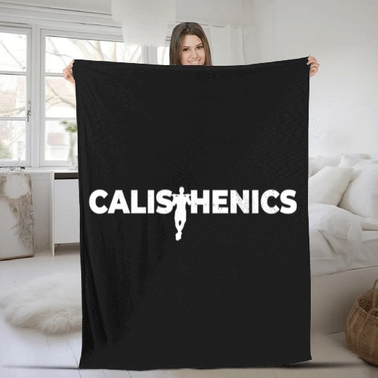 Calisthenics Street Bodyweight Workout Fleece Blankets