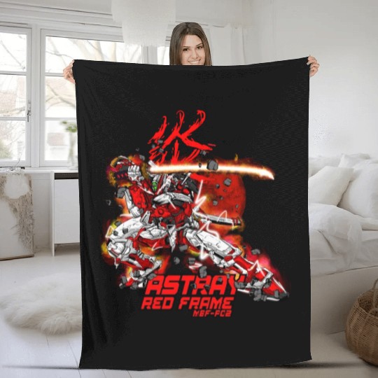 ASTRAY RED FRAME GUNDAM Fleece Blankets