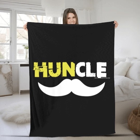 Huncle Eroded Yellow Fleece Blankets