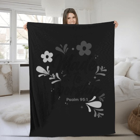 Christianity Gifts Made to Worship Christian Gift Fleece Blankets