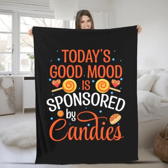 Chocolate Pastry Cake Fleece Blankets