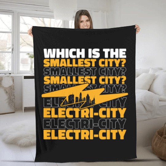 Electrician Electrical Engineer Lineman Fleece Blankets