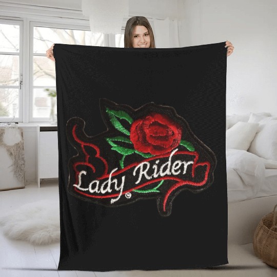 Lady Rider Fleece Blankets