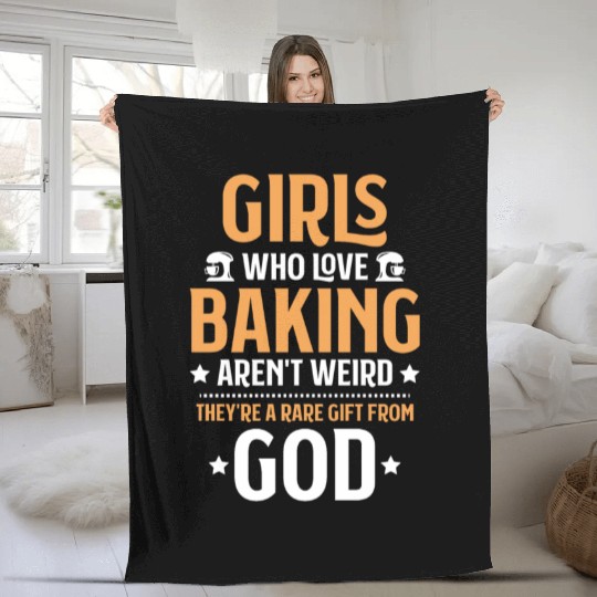 Baker Baking Bakery Bakers Pastry Chef Bread Fleece Blankets