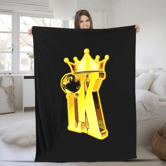 Latin Kings inspired "K is for King" Designs Fleece Blankets