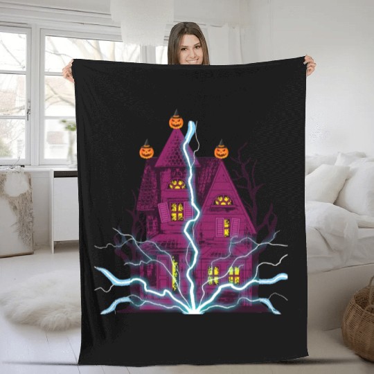 horror house Fleece Blankets