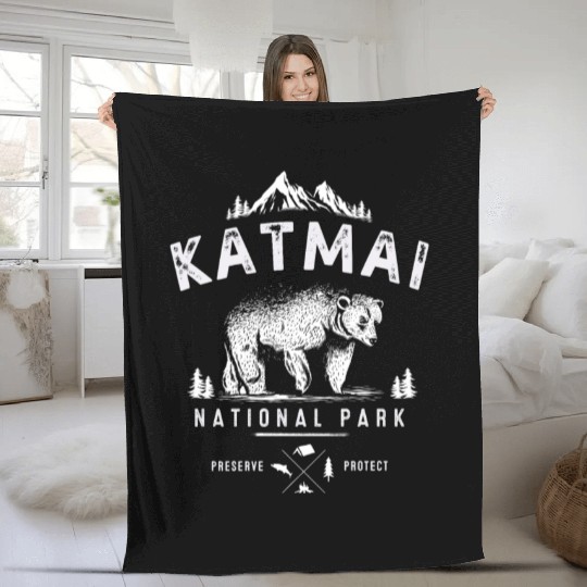 Alaska Fleece Blankets Men's Women Children USA North Pole