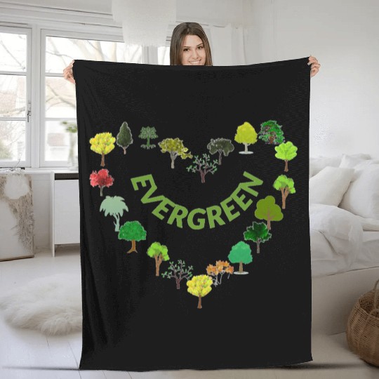 EVERGREEN Fleece Blankets
