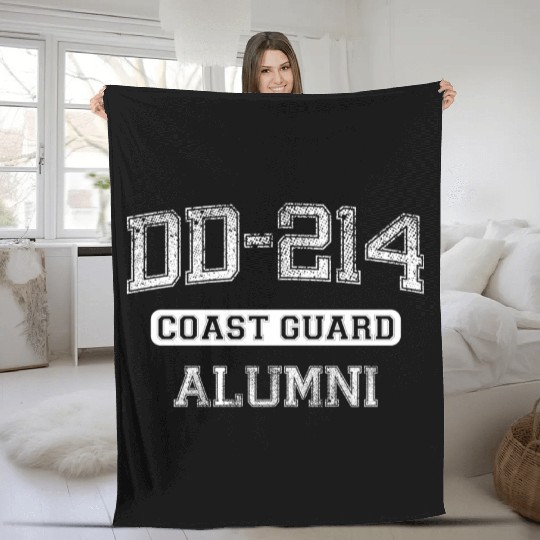 US Coast Guard Alumni Fleece Blankets