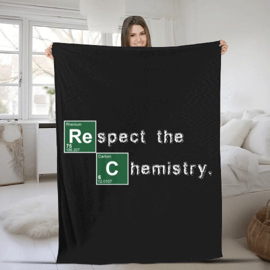 Respect the Chemistry Breaking Bad Fleece Blankets