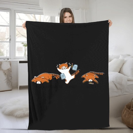 Procrastinate Panic Repeat - procrastinate Fleece Blankets