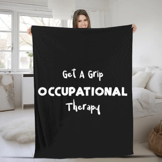 Get A Grip Occupational Therapy Fleece Blankets
