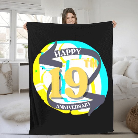ANNIVERSARY 19 Fleece Blankets