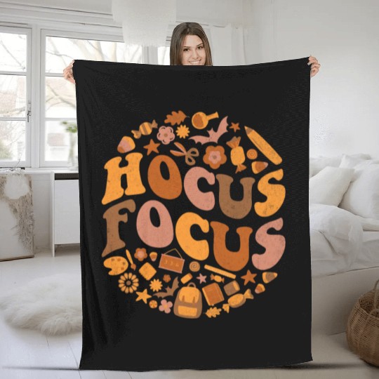 Hocus Focus Pre School Teacher Fleece Blankets