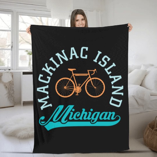 Mackinac Island Mi Souvenir Fleece Blankets