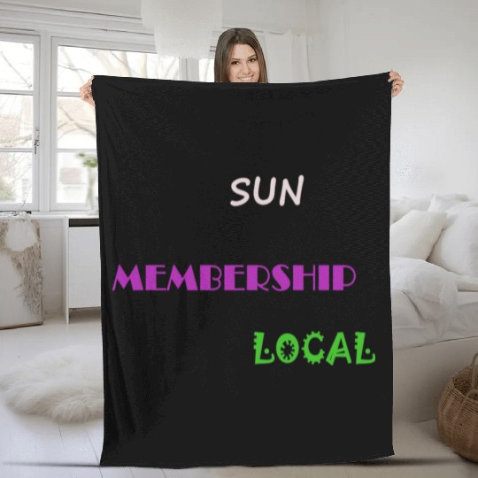 Sun Membership Local Fleece Blankets