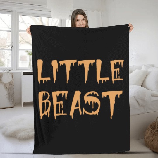 Little beast Halloween Costume Fleece Blankets