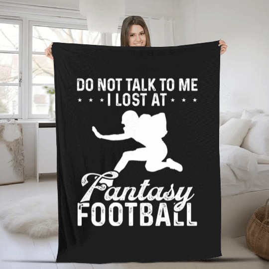 Player Lost at Fantasy Football Winner Team Fleece Blankets