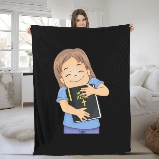 Hugging Bible Fleece Blankets