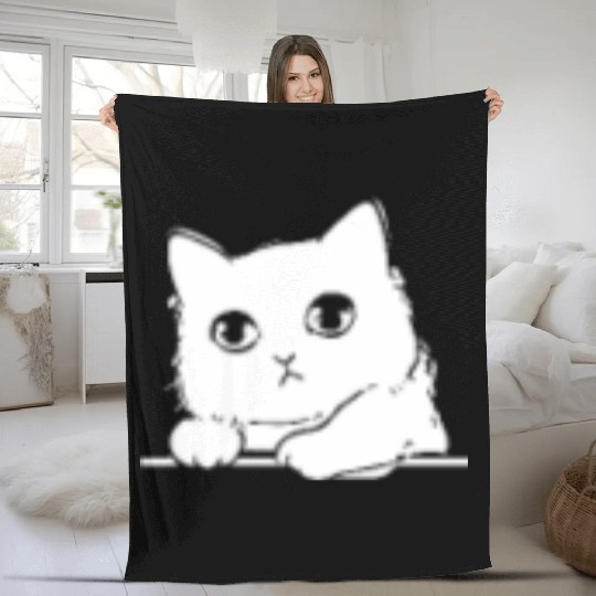 Cat Owner Cute Cat Lover Cute Cats I Cute Cat Fleece Blankets