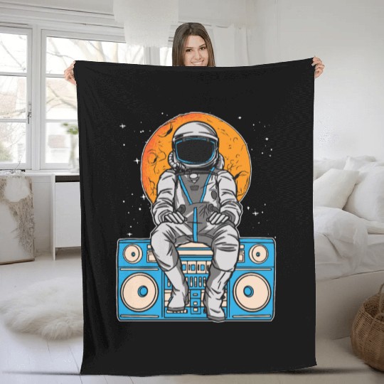 Astronomy Radio Space Music Lover Stars Universe Fleece Blankets