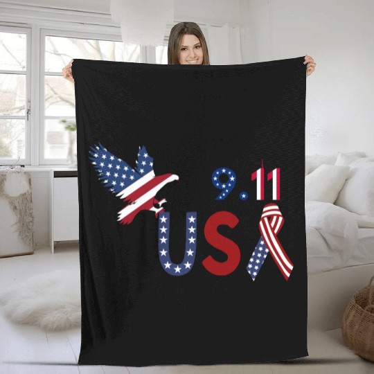 Patriot Day 9.11 Fleece Blankets
