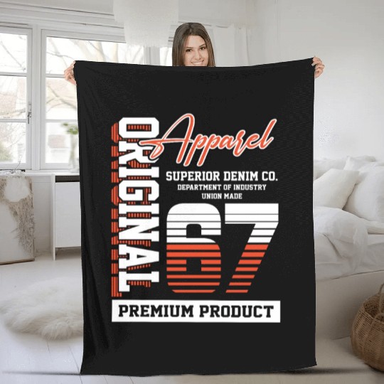 1967 Vintage Birthday Vintage Gift Retro Fleece Blankets