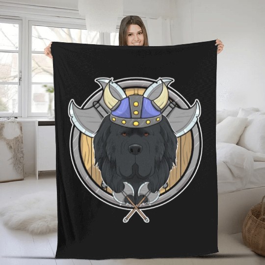 Newfoundland I Valhalla I Viking Fleece Blankets
