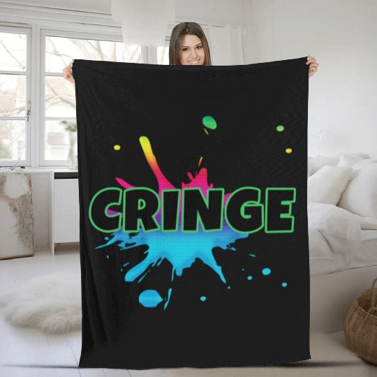 CRINGE Fleece Blankets