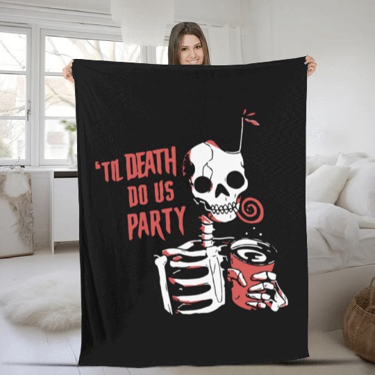 Til Death Do Us Party Fleece Blankets