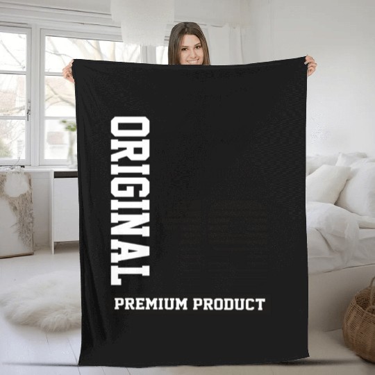 2019 Vintage Birthday Vintage Gift Retro Fleece Blankets