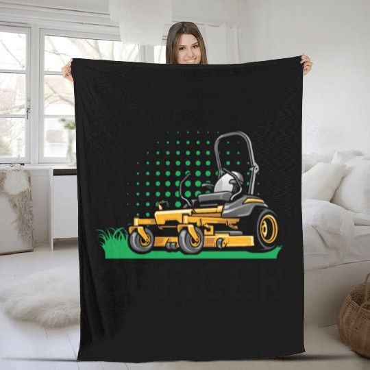 Gardening Plants Gardener lawn mowing Leaf Blower Fleece Blankets
