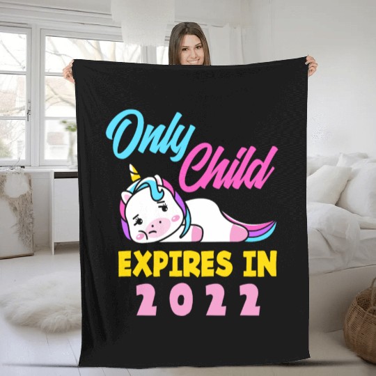 No Only Child More Unicorn 2022 Fleece Blankets