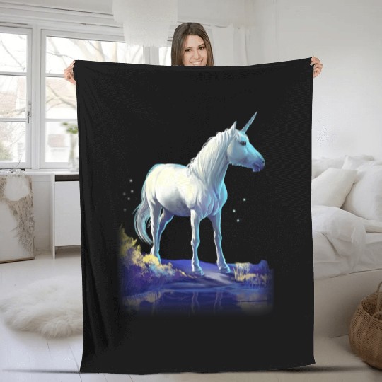 Magical unicorn Fleece Blankets