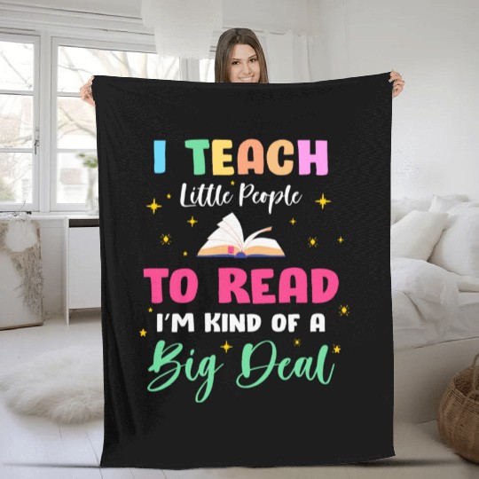 Kindergarten Teacher Fleece Blankets