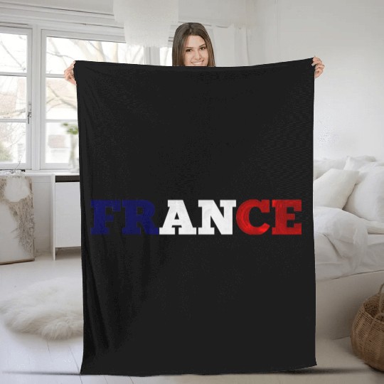 France Fleece Blankets