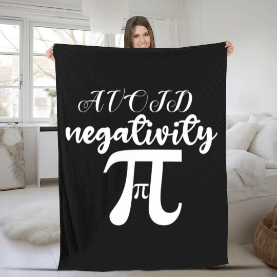 Avoid Negativity. stay positive Classic Fleece Blankets